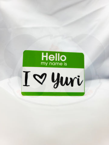 Hello My Name Is Yuri